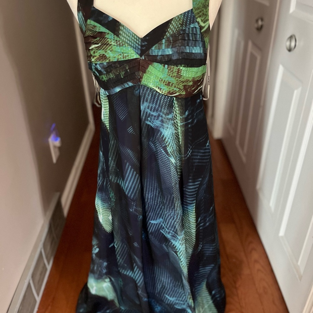 Ladies Maxi Multicolor Halter Dress Wedding Cocktail Prom Gala